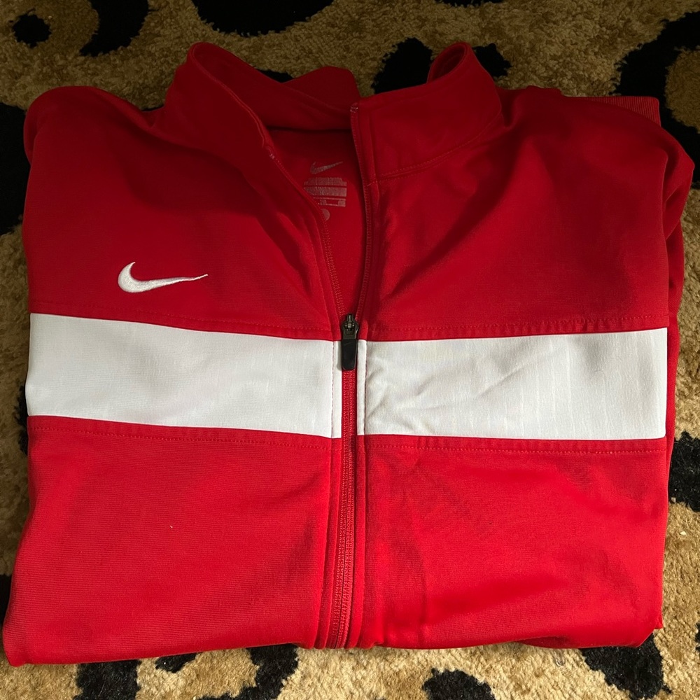 Size XL Red Nike Track Jacket
